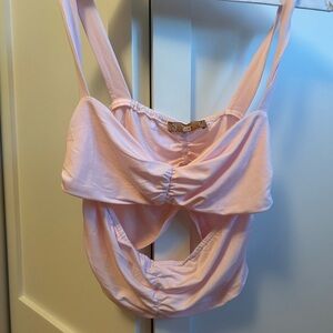 Copper closet pink cutout tank